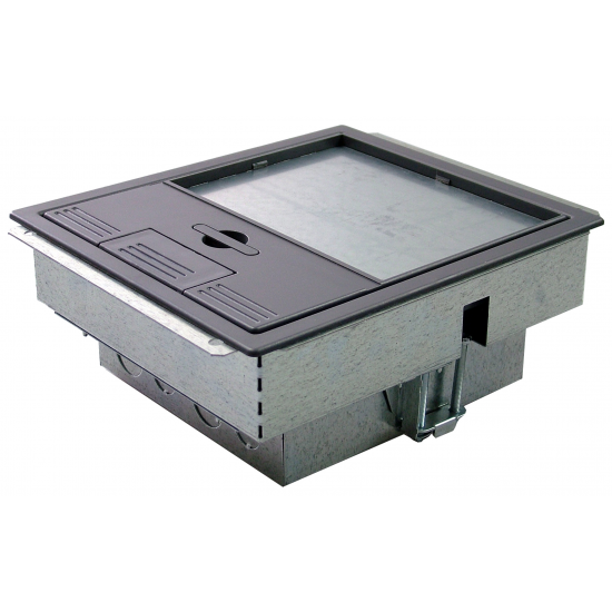 Cavity Floorbox 6mm Recessed lid 2Compartment