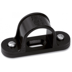Saddles 20mm Black Plastic