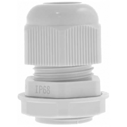 Unicrimp QCGM20WHT Compression Gland 20mm White Pk10