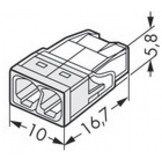 Wago 2273-202 Push-Wire Connector